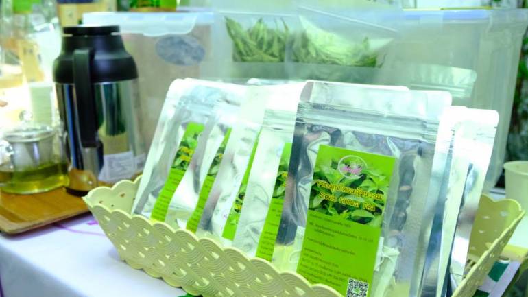 ชาสมุนไพรหญ้าหวาน ร้านนันทบุรี  วัตถุดิบปลูกออแกนิกส์  มั่นใจดีต่อสุขภาพ 100%
