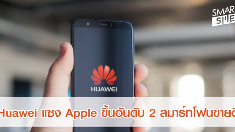 Huawei แซงหน้า Apple ขึ้นแท่นผู้ขายสมาร์ทโฟนอันดับ 2 ของโลก