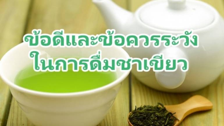 ข้อดีและข้อควรระวังในการดื่มชาเขียว