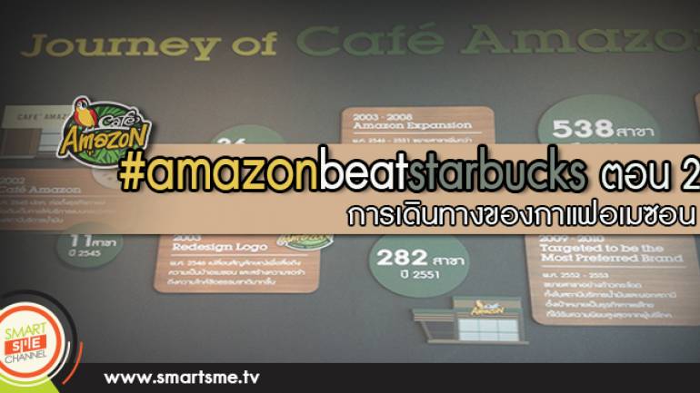 #amazonbeatstarbucks ตอน 2 : การเดินทางของกาแฟอเมซอน