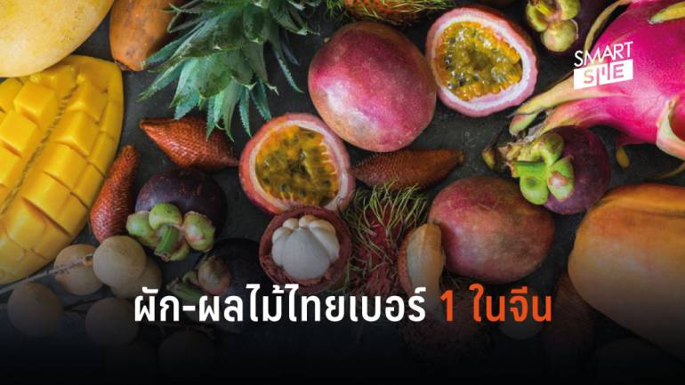 ผัก-ผลไม้ไทย ส่งออกจีน 5 เดือนแรกปี 62 ทะลุ 1,000 ล้านเหรียญฯ