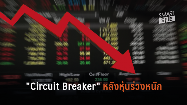 ตลาดหุ้นไทยดิ่งหนักต่ำสุดรอบกว่า 7 ปี แตะระดับ circuit breaker หยุดการซื้อขายชั่วคราว 