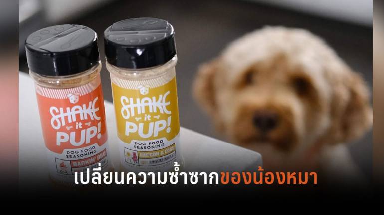 Shake It Pup เครื่องปรุงรสอาหารสุนัข ไอเดียดีบวกยอดขายดีแบบนี้ระดมทุนง่าย