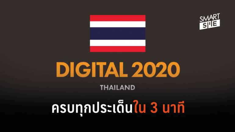 21 เรื่องต้องรู้จากรายงาน Digital 2020 Thailand